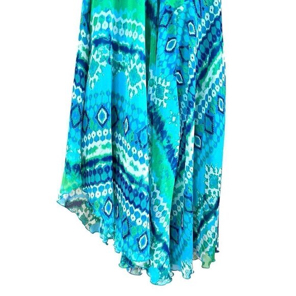 Rabbit Rabbit Rabbit Ikat Print Asymetrical Dress - Picture 5 of 9